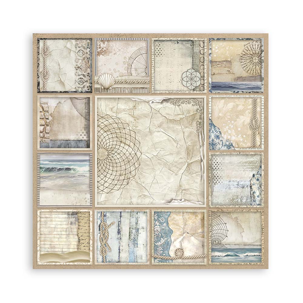 Silent Sea 12"x12" Single Faced Maxi Scrapbooking Pad