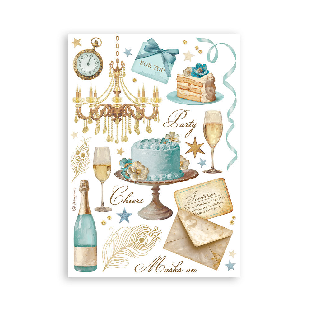 Masquerade Washi Pad